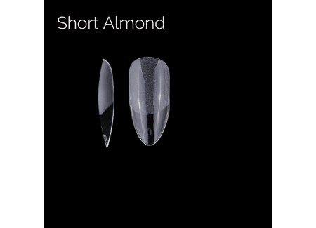 Soft Gel Tips 13 - Short Almond 240pcs 